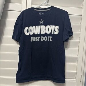 Nike Navy Dallas Cowboys Just Do It Tee